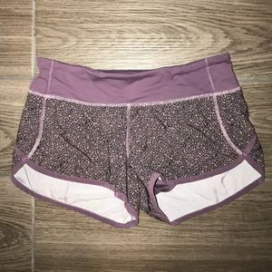 Lululemon speed shorts